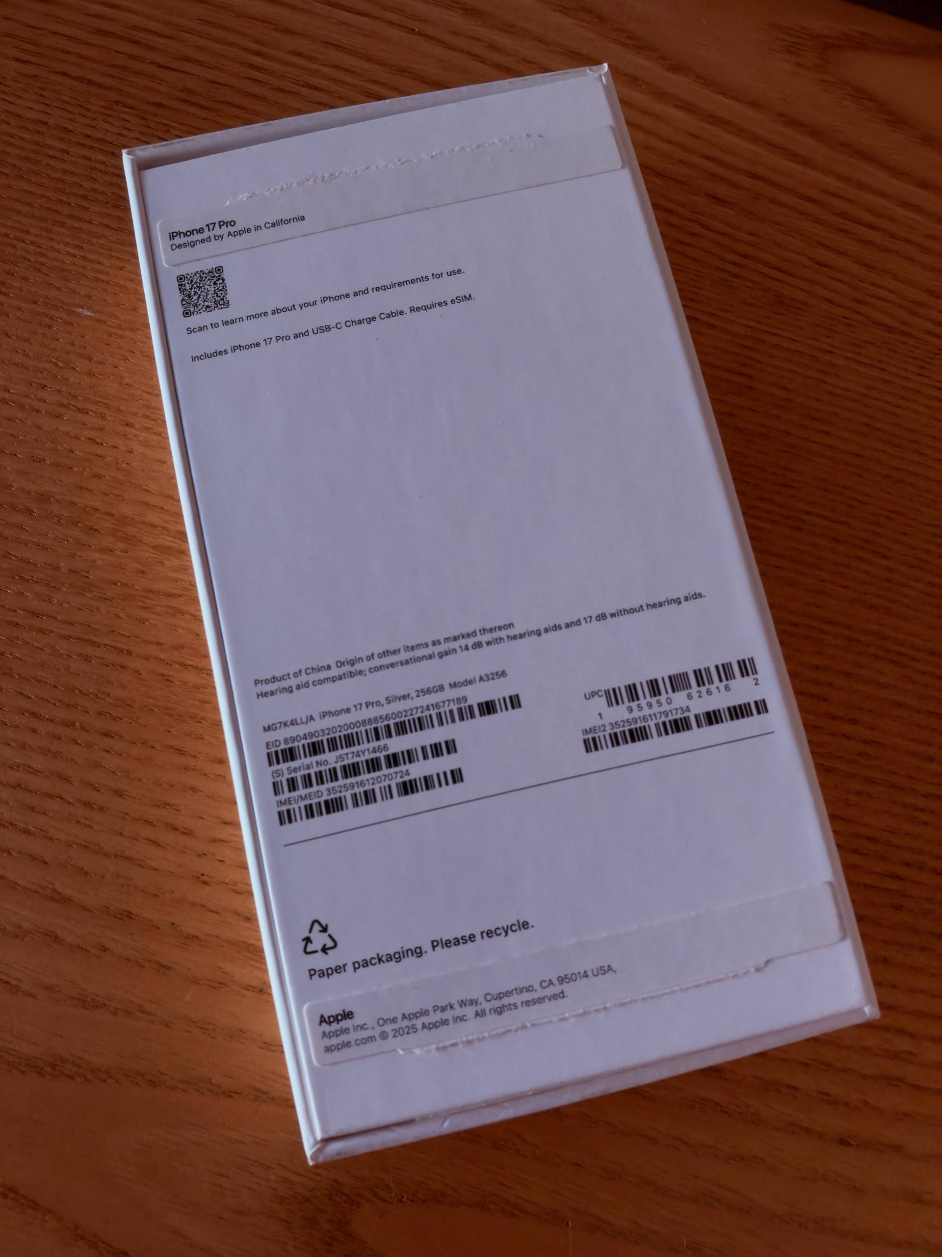 iPhone 17 Pro 256 ГБ