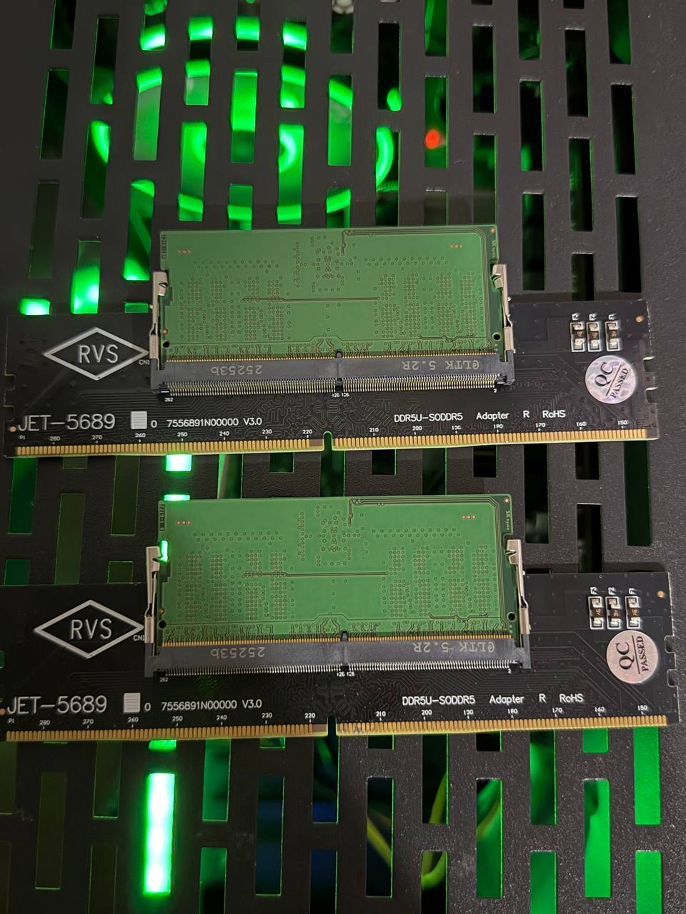 Оперативная память DDR5 16GB 5600MHz 2x8GB с переходниками