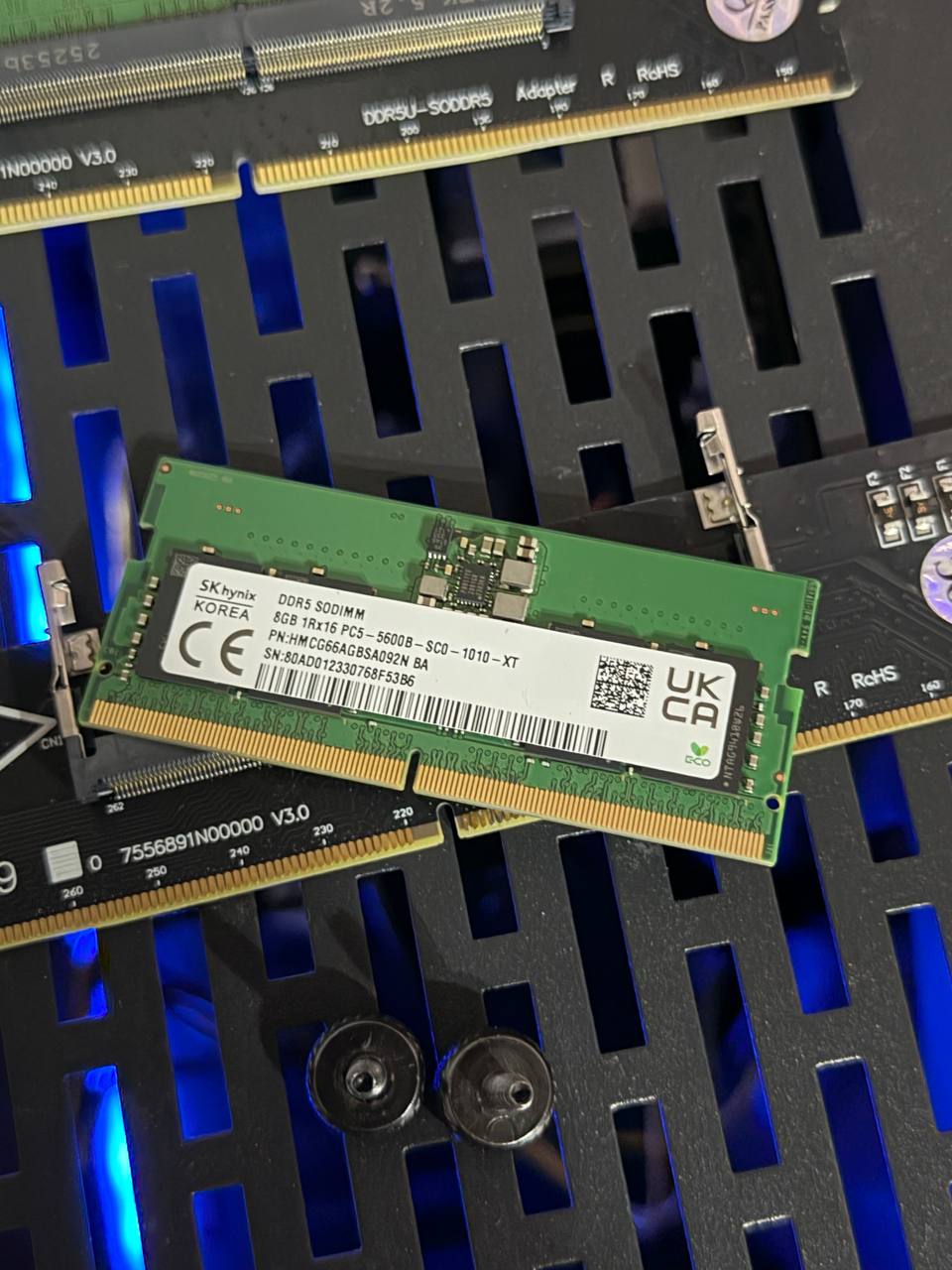 Оперативная память DDR5 16GB 5600MHz 2x8GB с переходниками