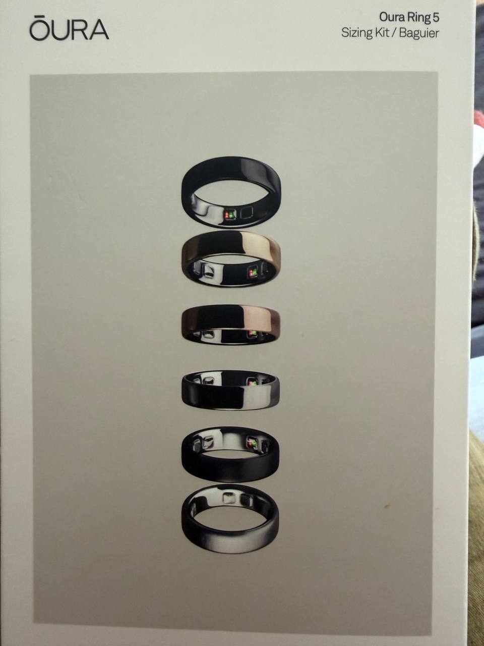 Измерительный набор колец Sizing kit Oura Ring