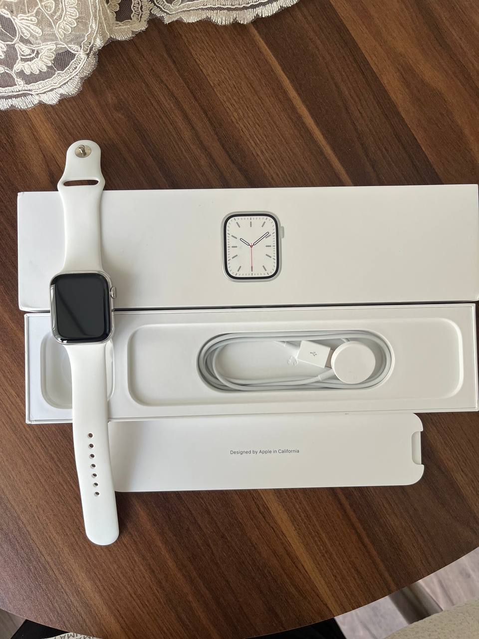 Apple Watch Series 7 45mm из нержавеющей стали