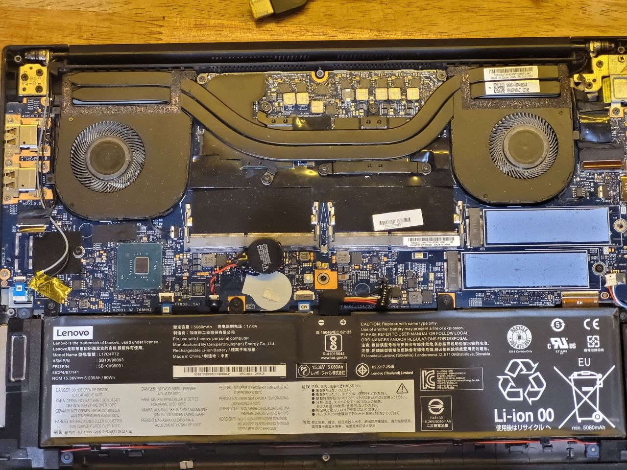 Lenovo ThinkPad ноутбук на запчасти