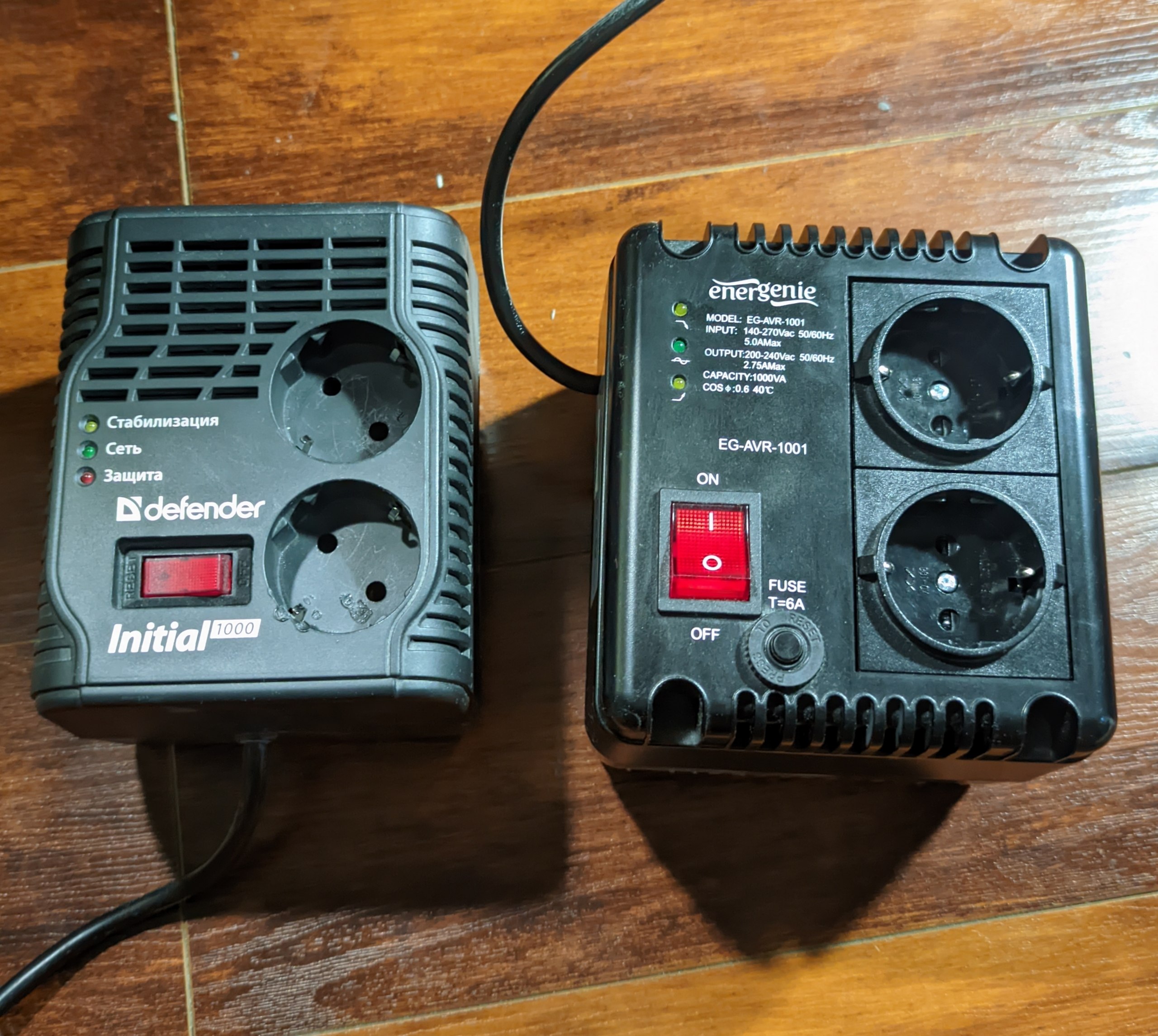 Стабилизатор напряжения EG-AVR-1001, 600 Вт