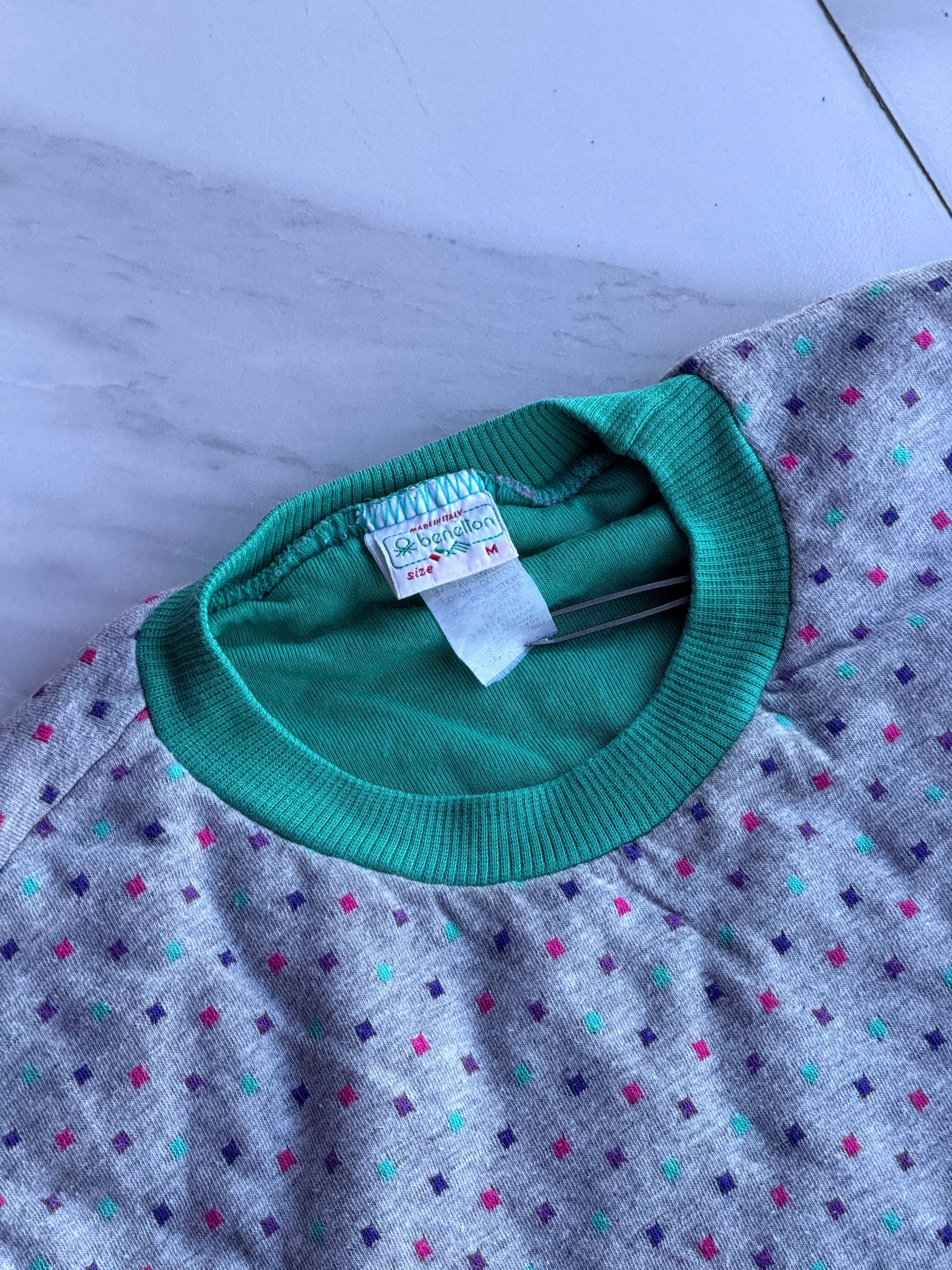 Винтажный свитшот Benetton 80-х, Made in Italy