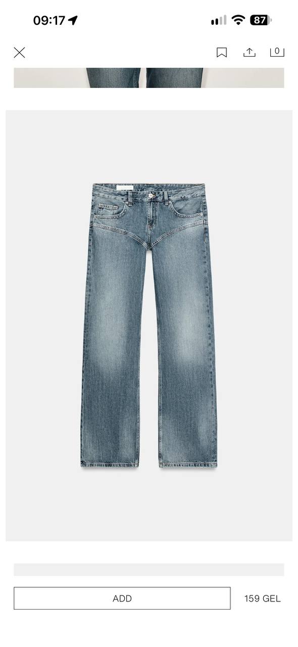 Джинсы Zara 42 размер новые