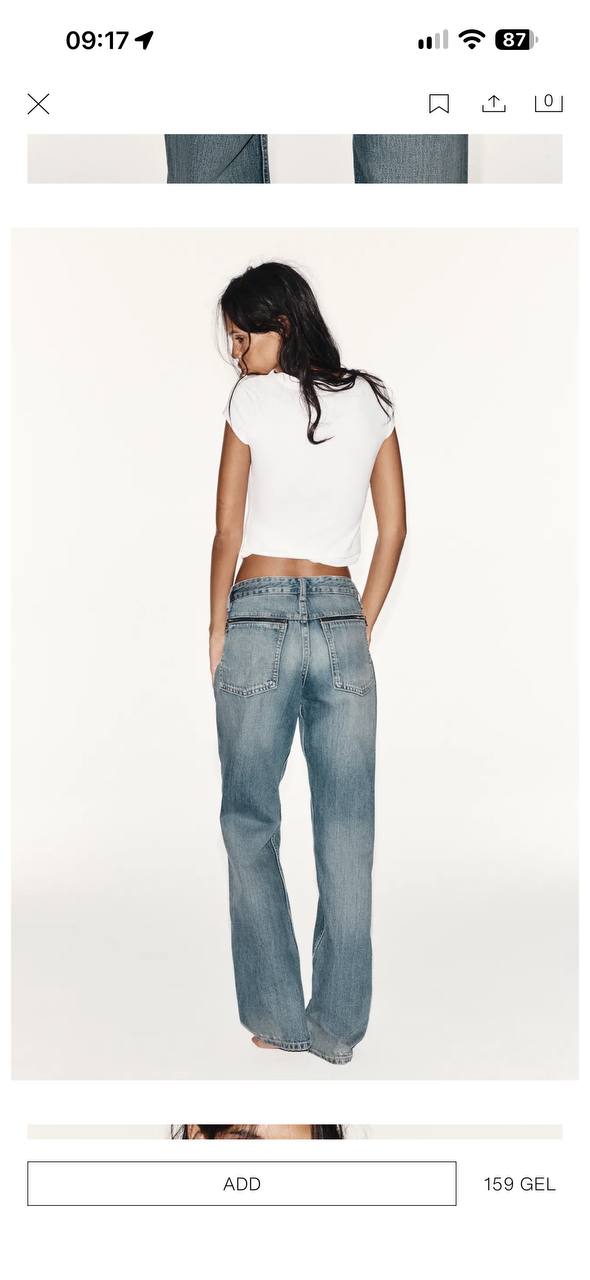 Джинсы Zara 42 размер новые