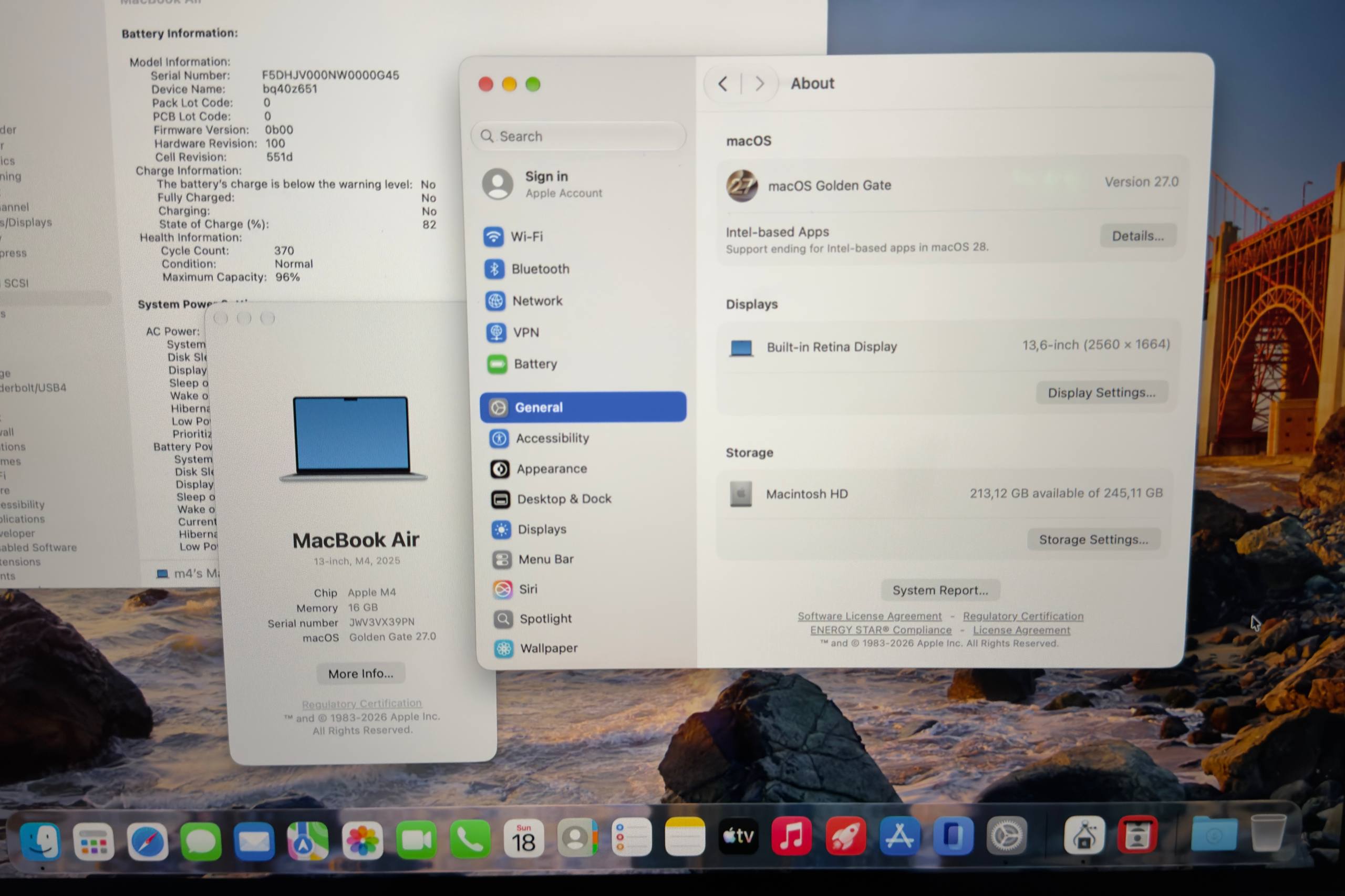 MacBook Air 13,6 дюйма (2025) M4 16 ГБ / 256 ГБ, sky blue