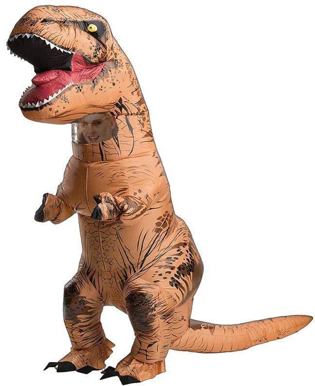 Надувной костюм динозавра
