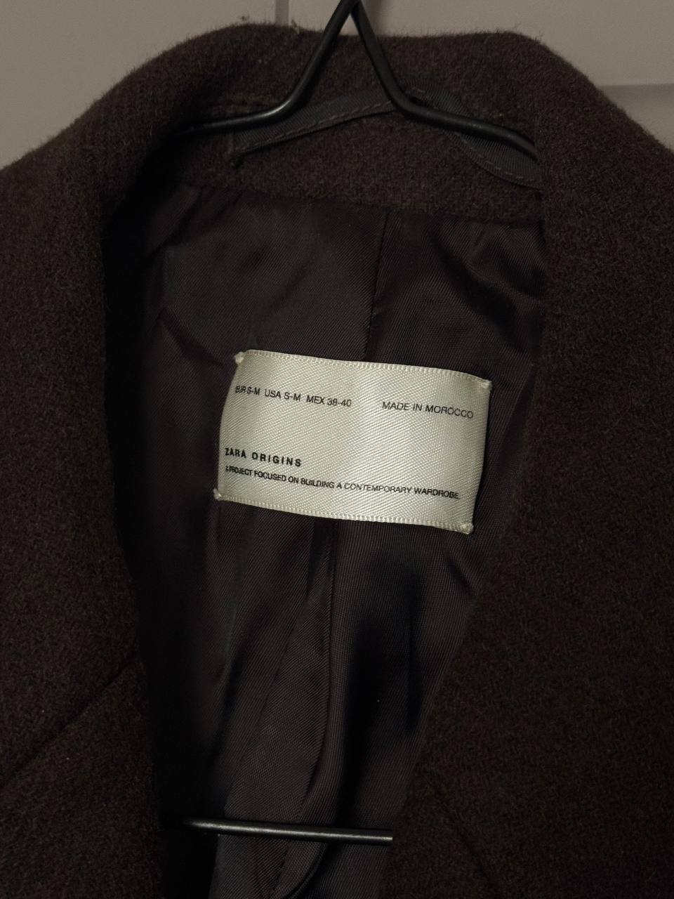 Мужское пальто Zara на высокий рост