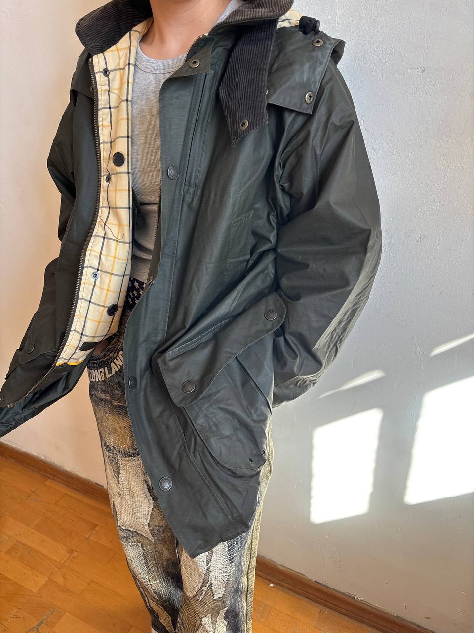 Vintage John Partridge Wax Jacket, размер S