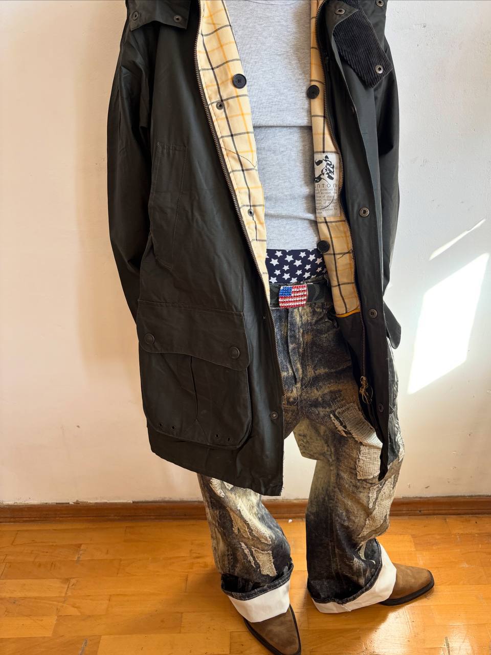 Vintage John Partridge Wax Jacket, размер S