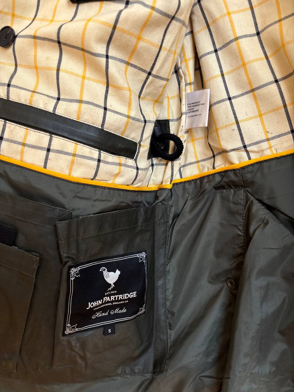 Vintage John Partridge Wax Jacket, размер S