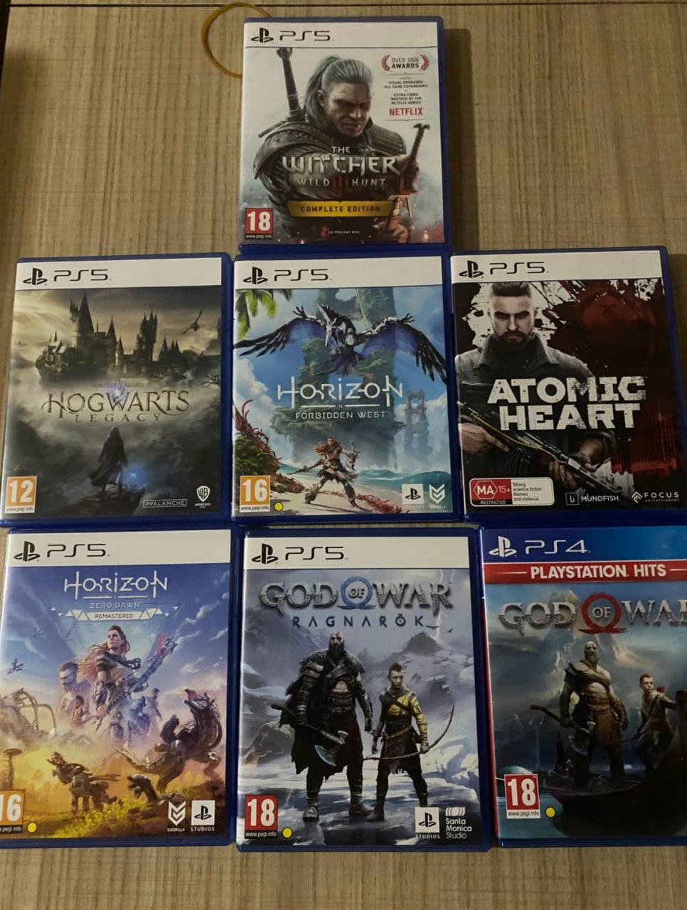 Комплект игр для PlayStation 5 и PS4 (7 игр)