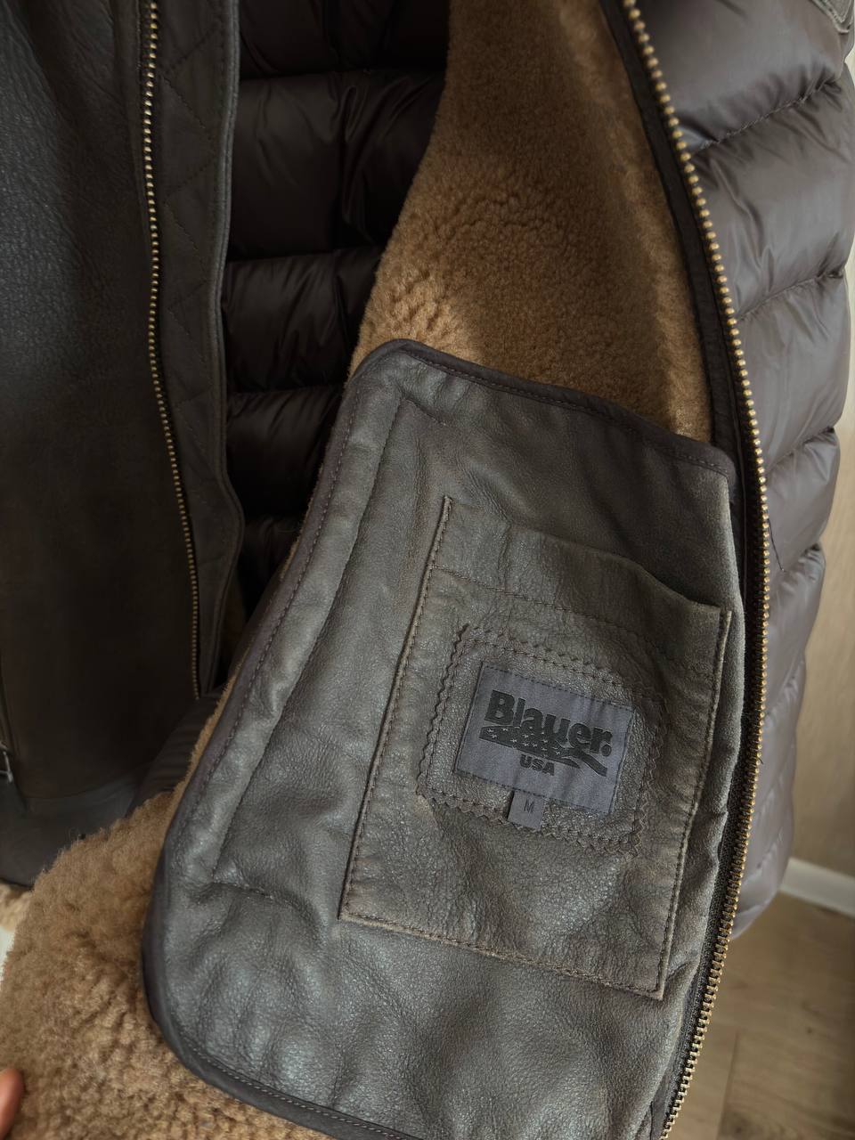 Мужская дубленка BLAUER USA, размер M