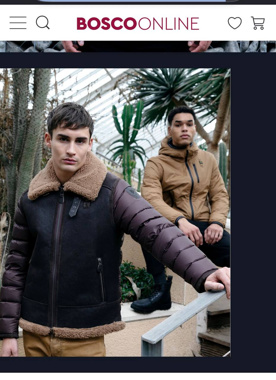 Мужская дубленка BLAUER USA, размер M