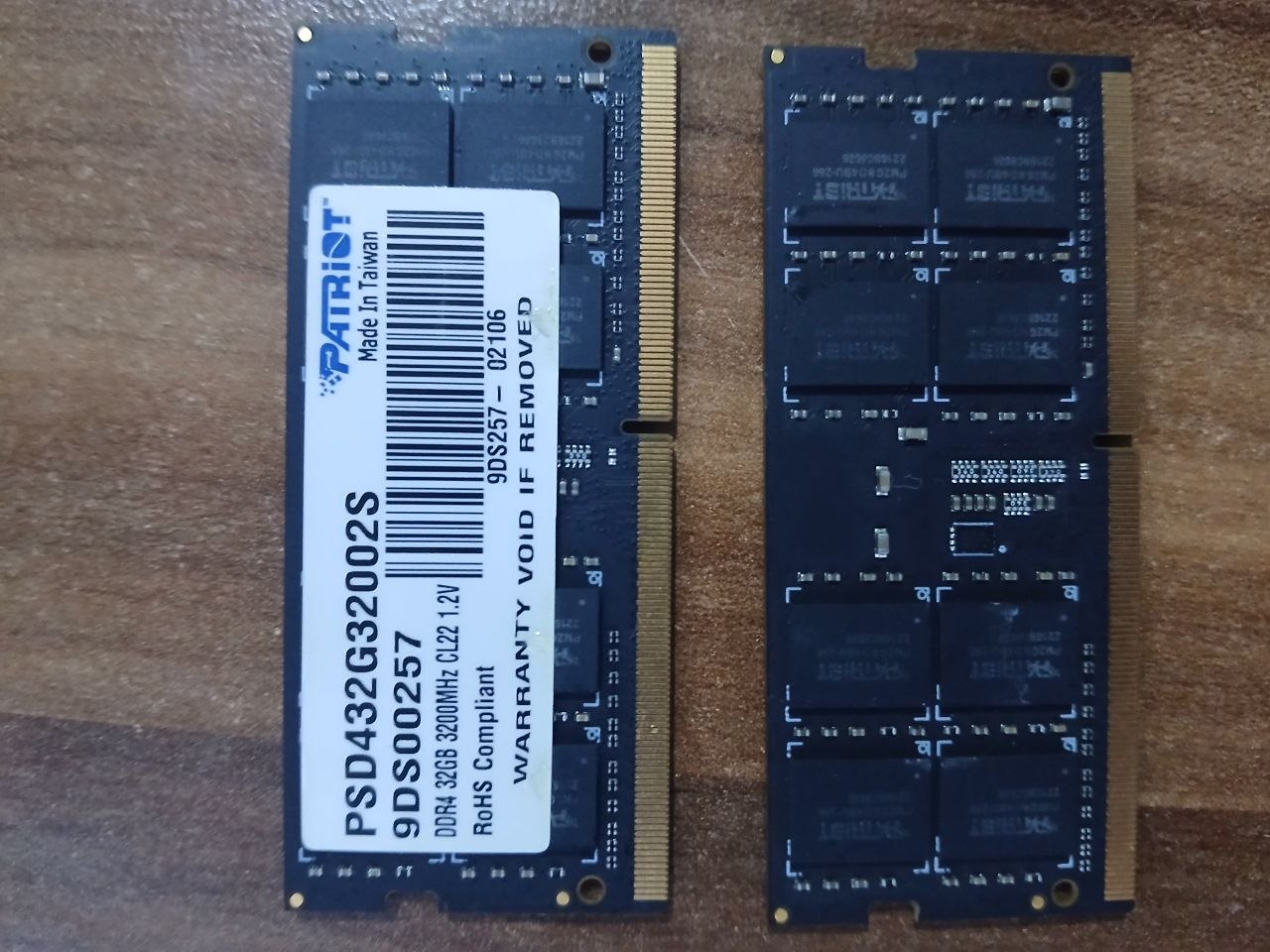 Оперативная память DDR4-3200 32 ГБ для ноутбука