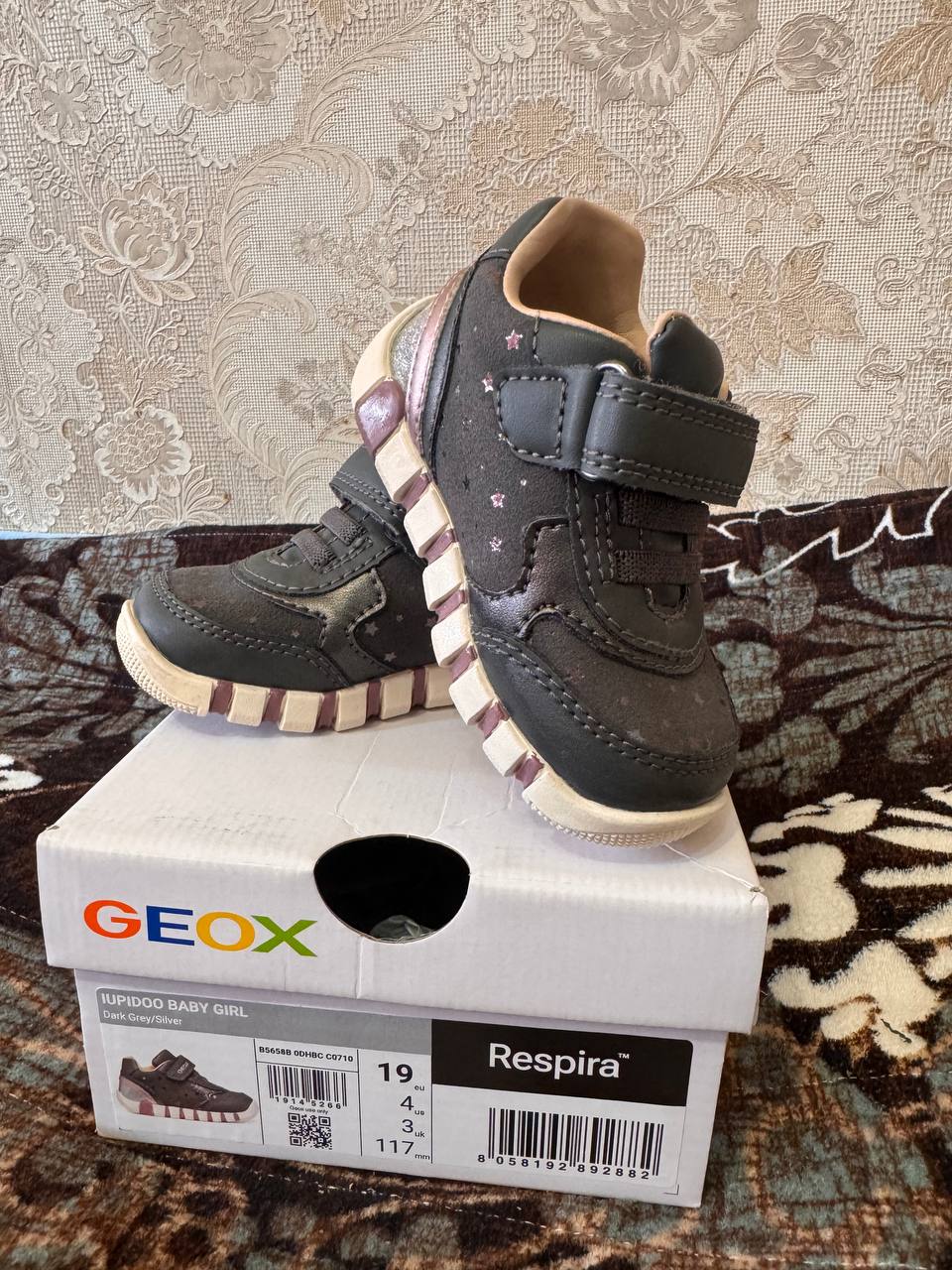 Детская обувь GEOX для девочки, 19 размер