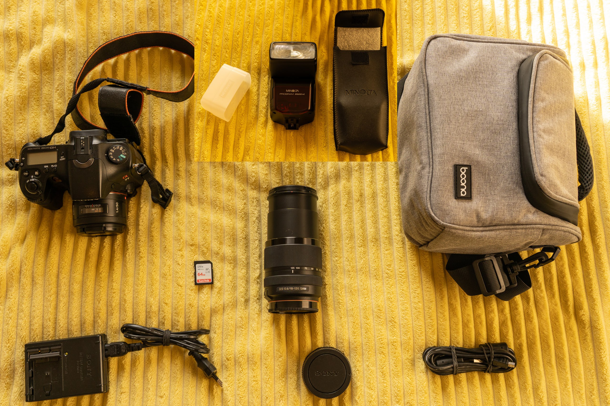 Зеркальный фотоаппарат Sony Alpha A77 с объективами и аксессуарами