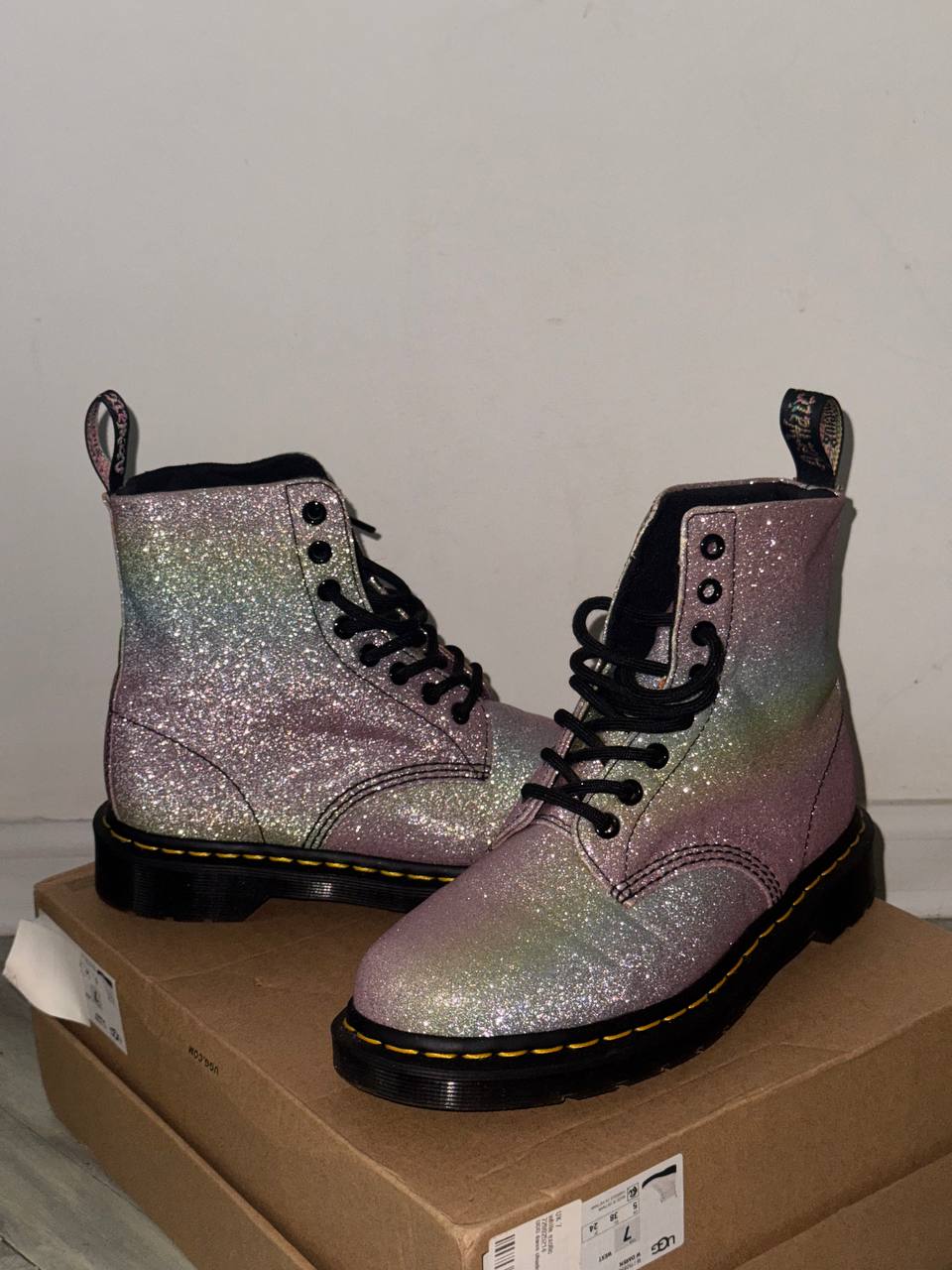 Ботинки Dr. Martens 1460 Pascal Glitter