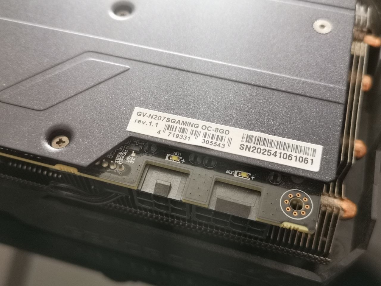 Видеокарта Gigabyte GeForce RTX 2070 Super Gaming OC 8GB