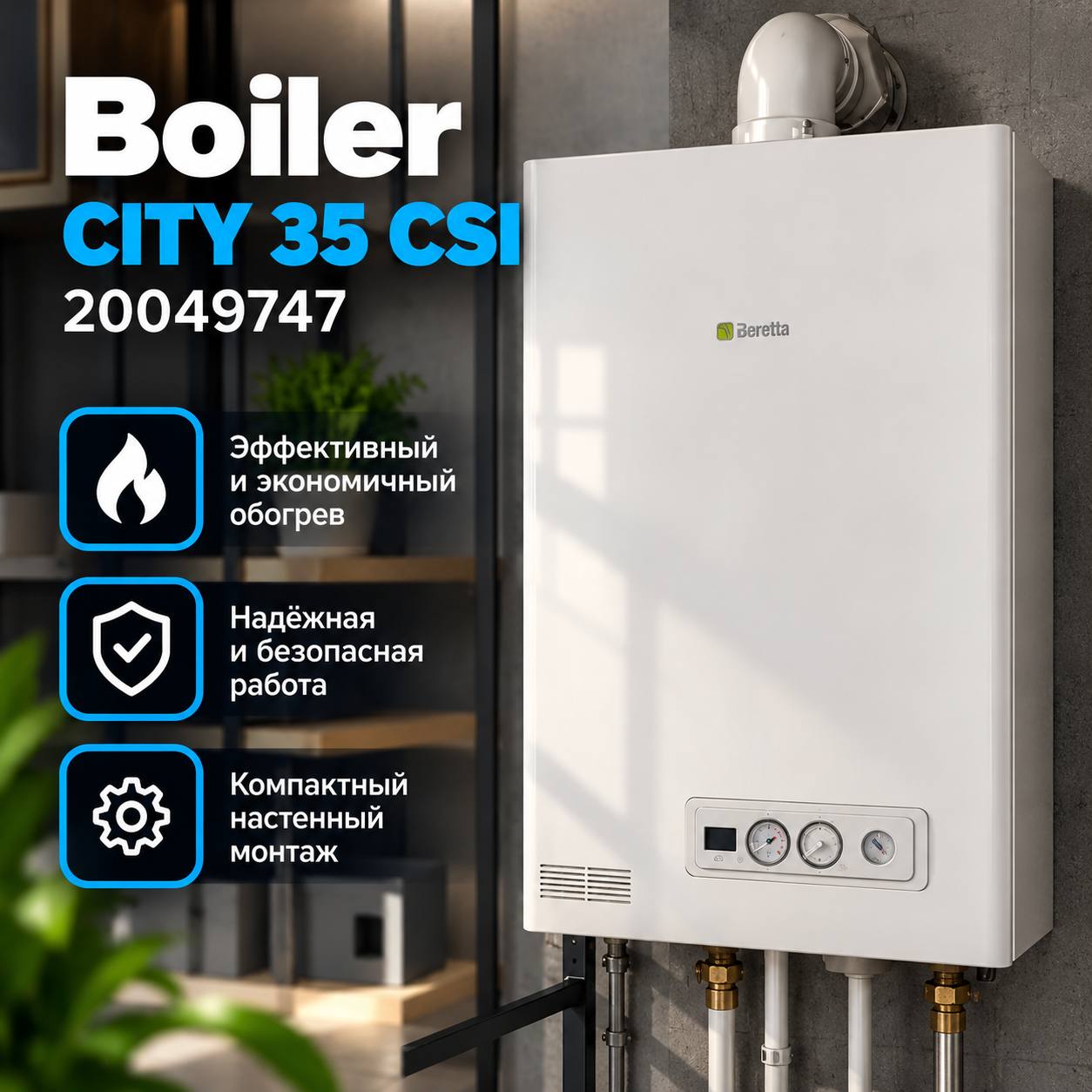 Газовый котёл CITY 35 CSI