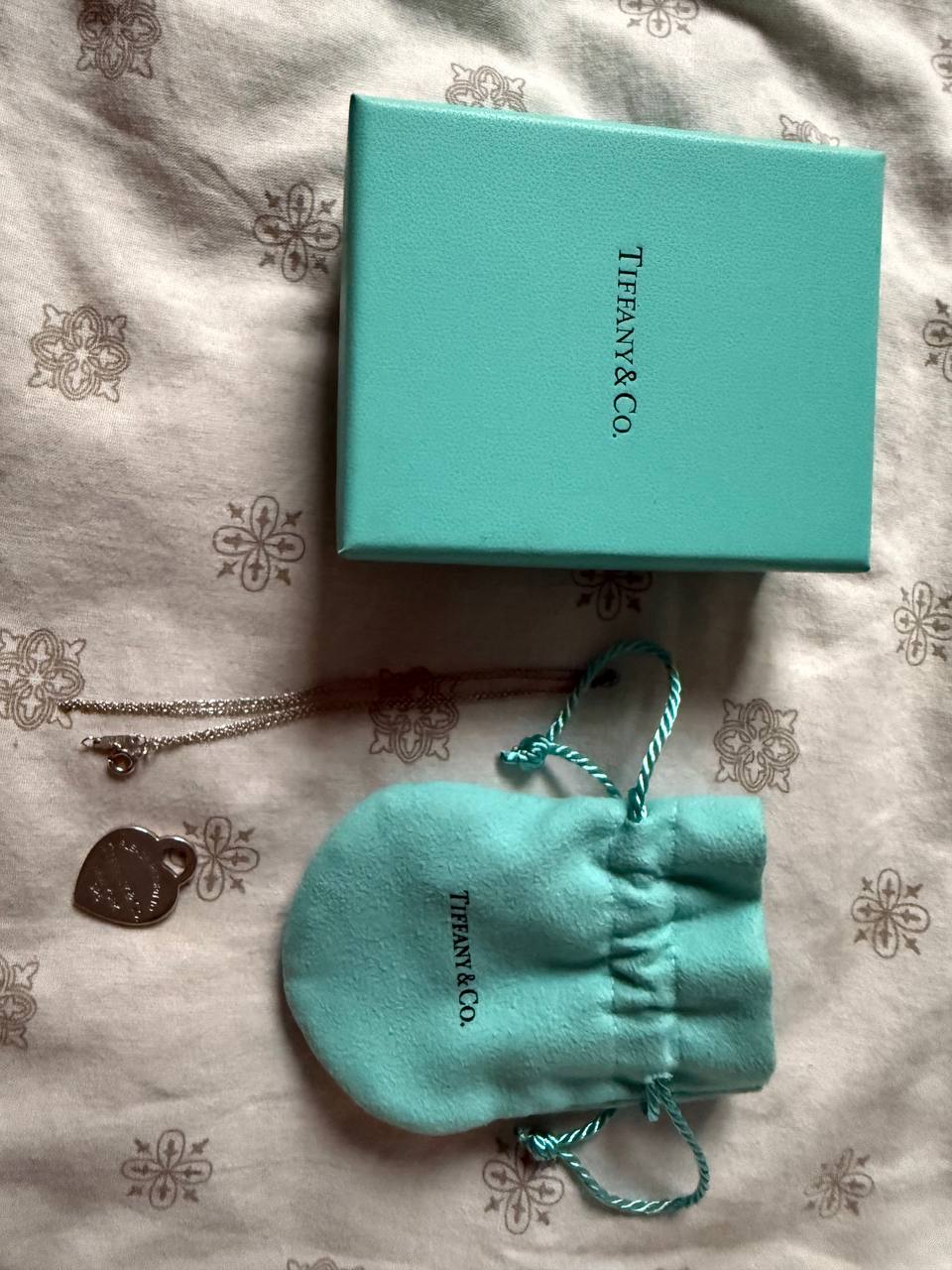 Подвеска Tiffany & Co Return to Tiffany Heart на цепочке, серебро 925