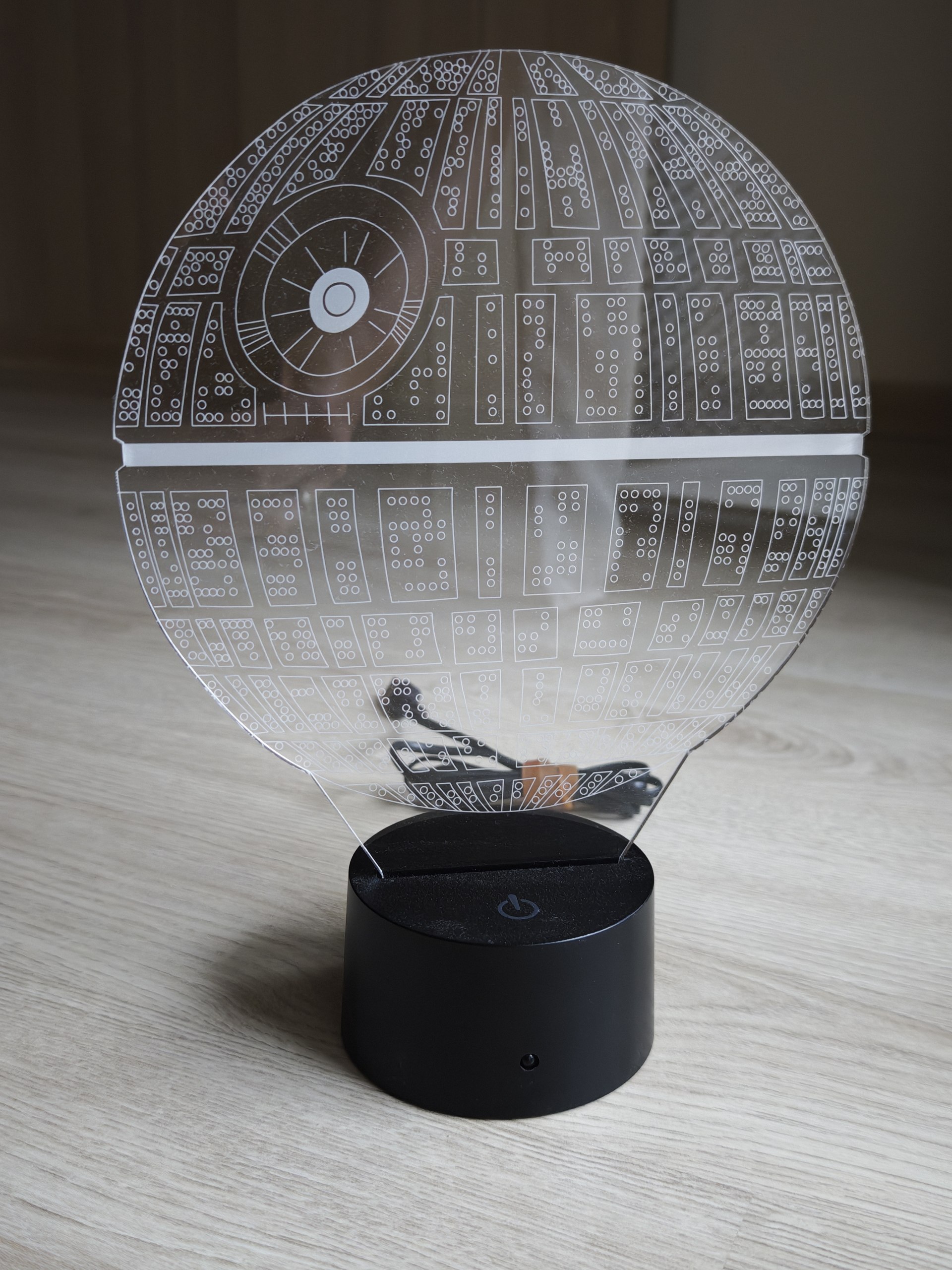 3D-лампа Звезда Смерти Star Wars