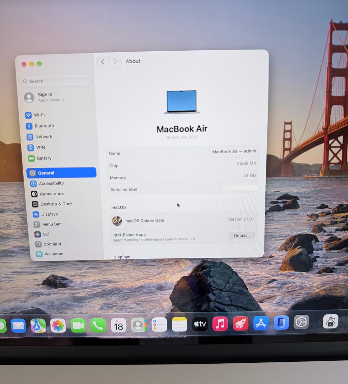 MacBook Air 15,3 M4 (2025) 24/512 ГБ Sky Blue