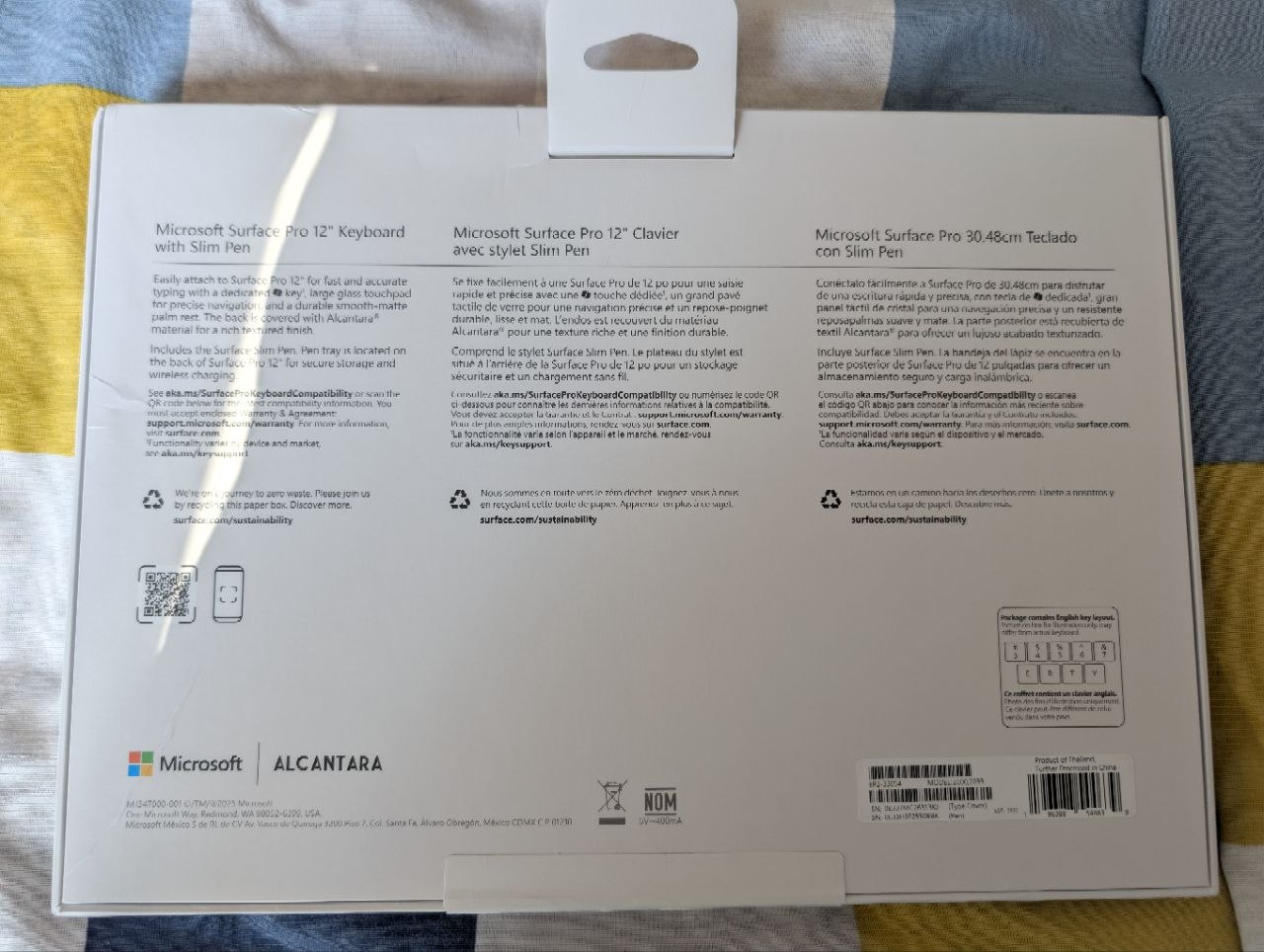 Клавиатура с пером для Microsoft Surface Pro 12"