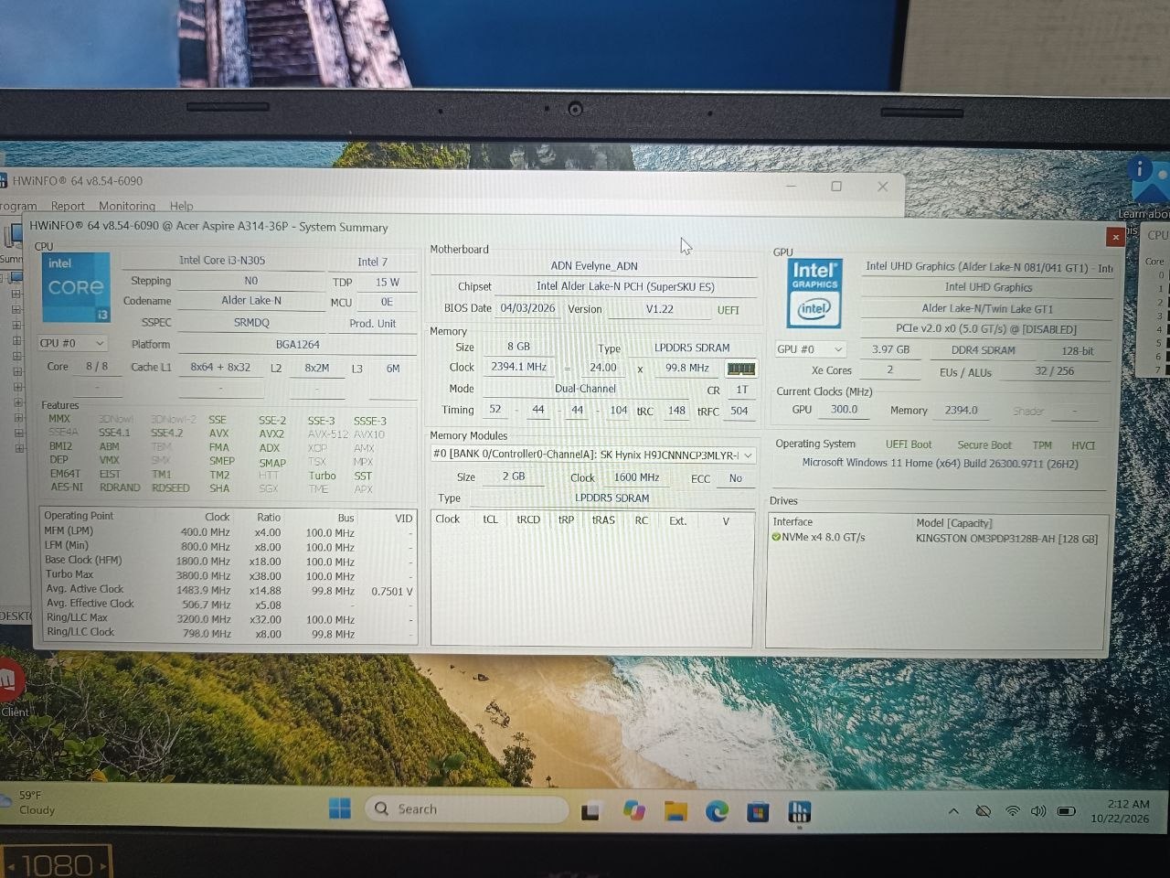 Ноутбук Acer Aspire 3 14