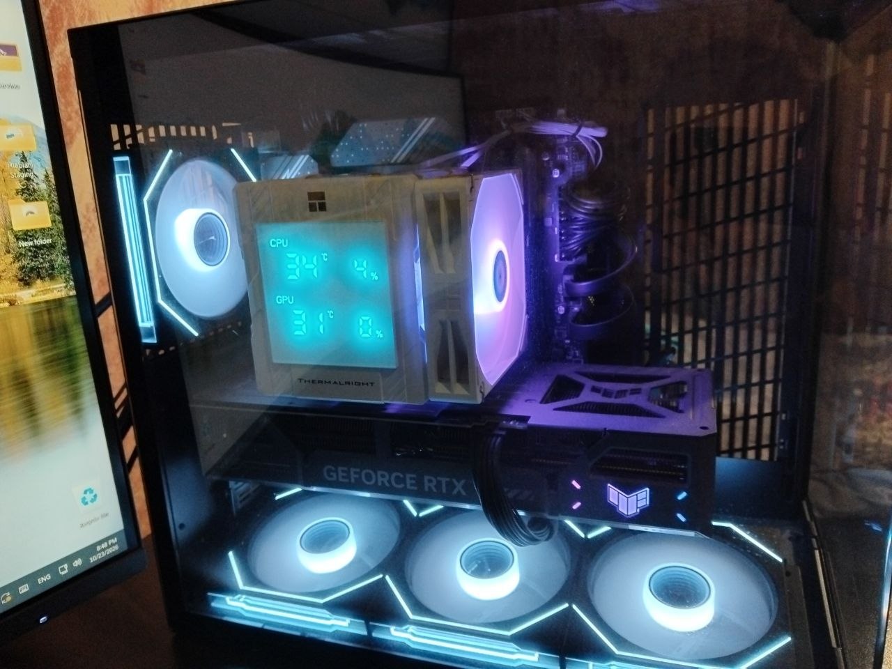 Компьютер с рабочим местом: RTX 5070, i5-14600KF, 32GB DDR5, 2×34" монитора