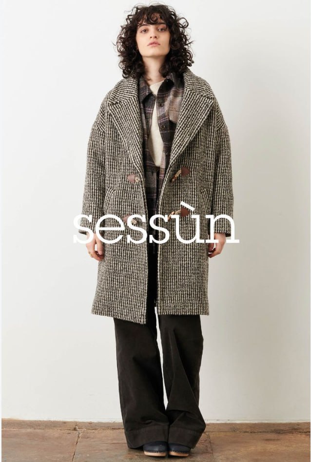 Зимнее пальто SESSUN с подкладкой из шерпы, размер S