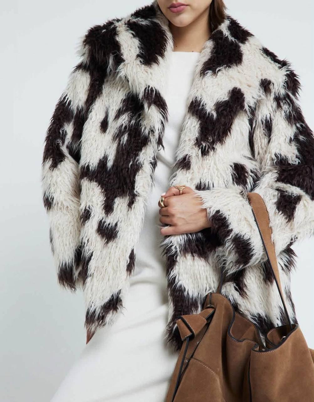 Меховая шуба River Island, размер S