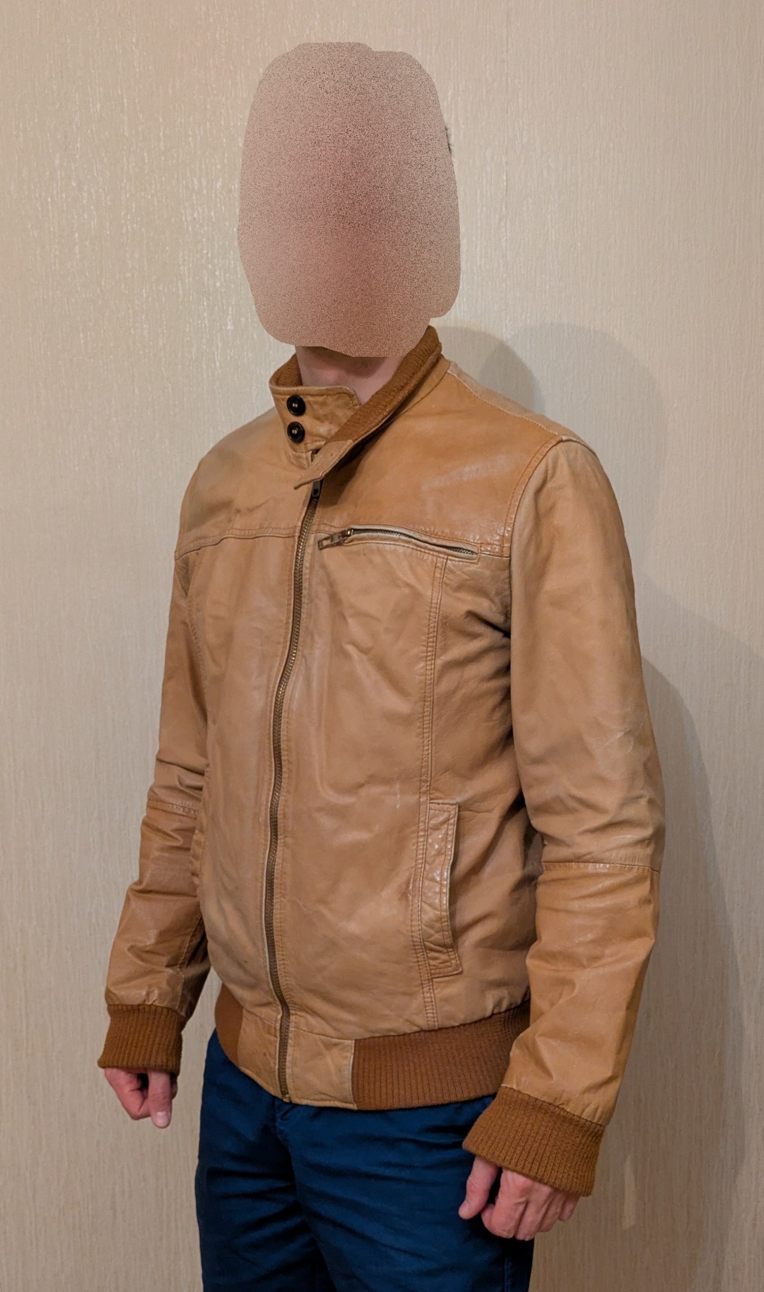 Кожаная куртка Zara
