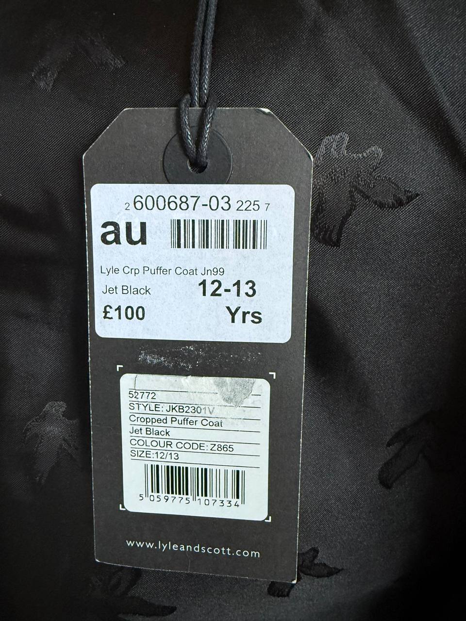 Зимняя куртка Lyle & Scott, 12-13 лет