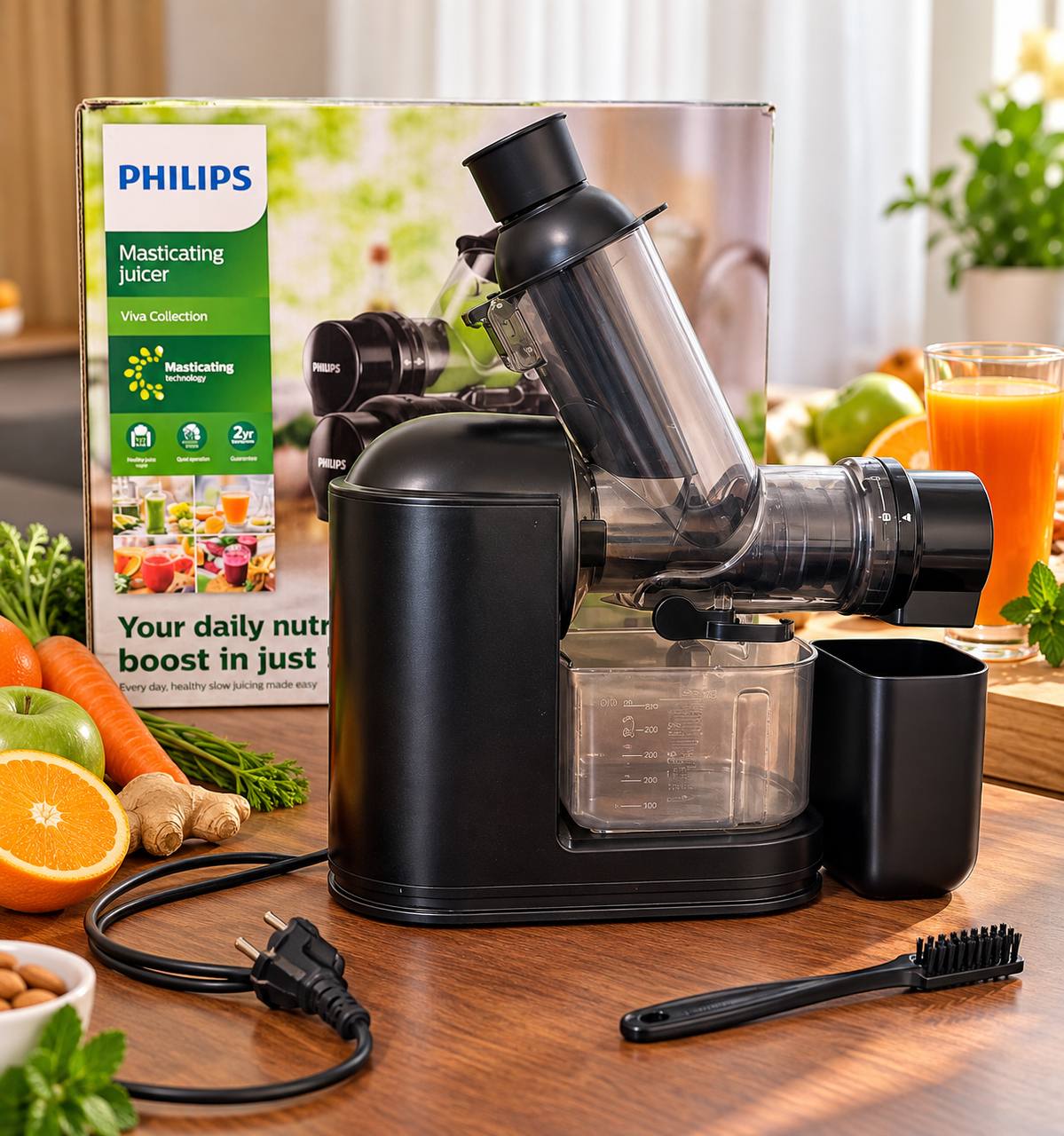 Шнековая соковыжималка Philips