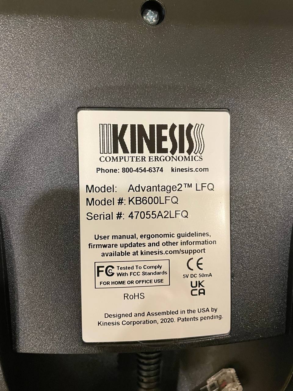 Kinesis Advantage2 LFQ клавиатура