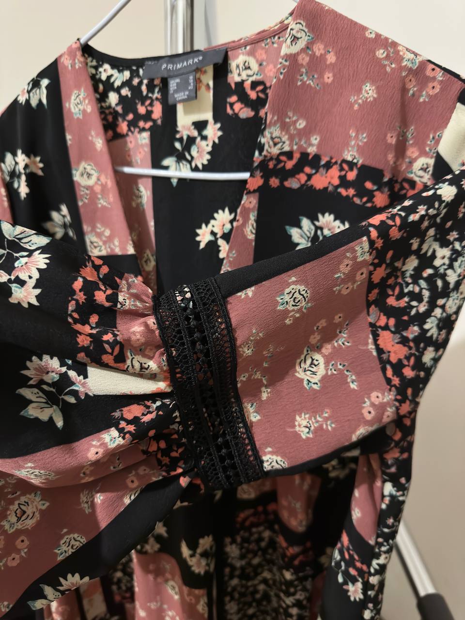 Платье Primark пэчворк с длинными рукавами