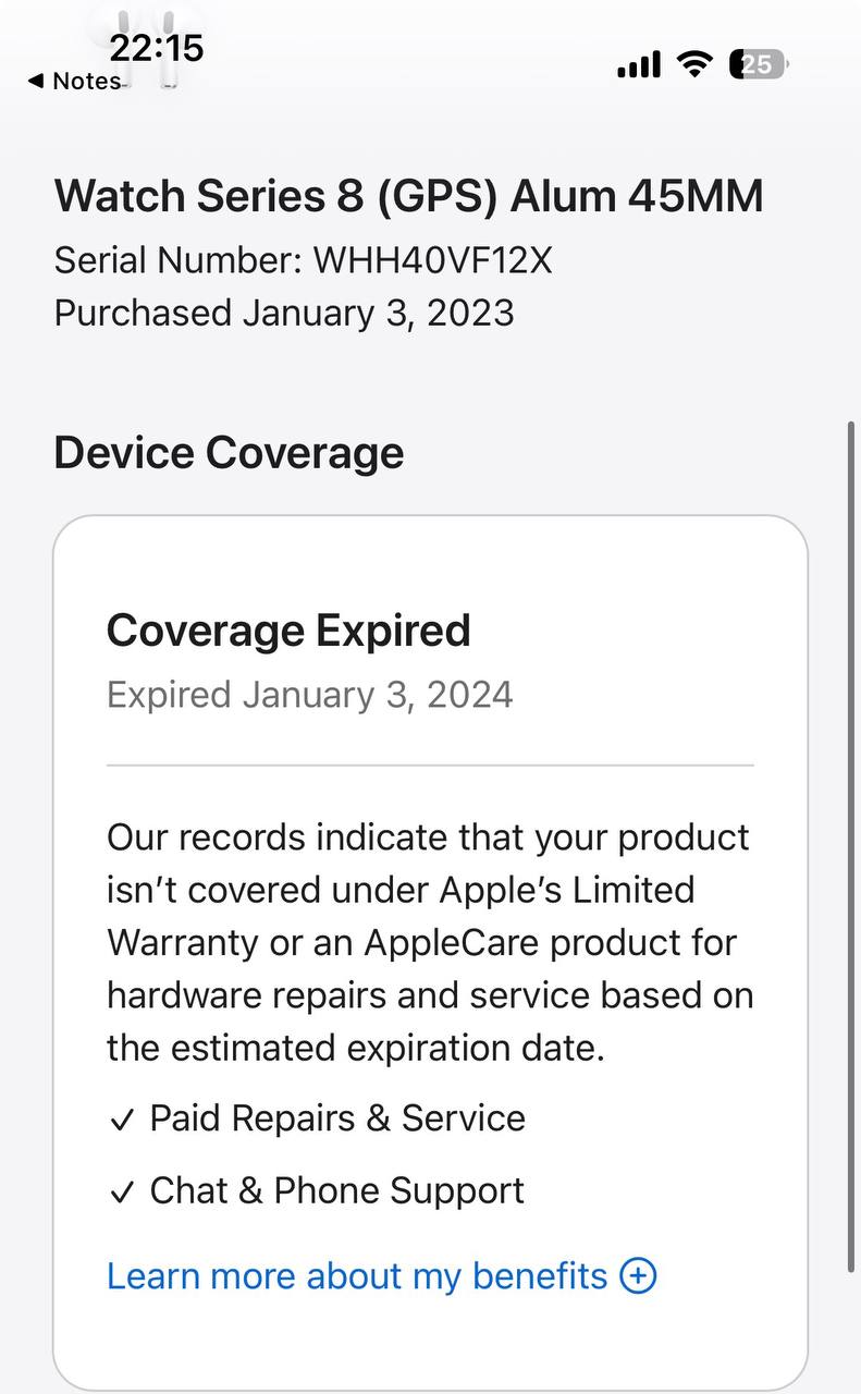 Apple Watch Series 8 45 мм GPS Aluminium