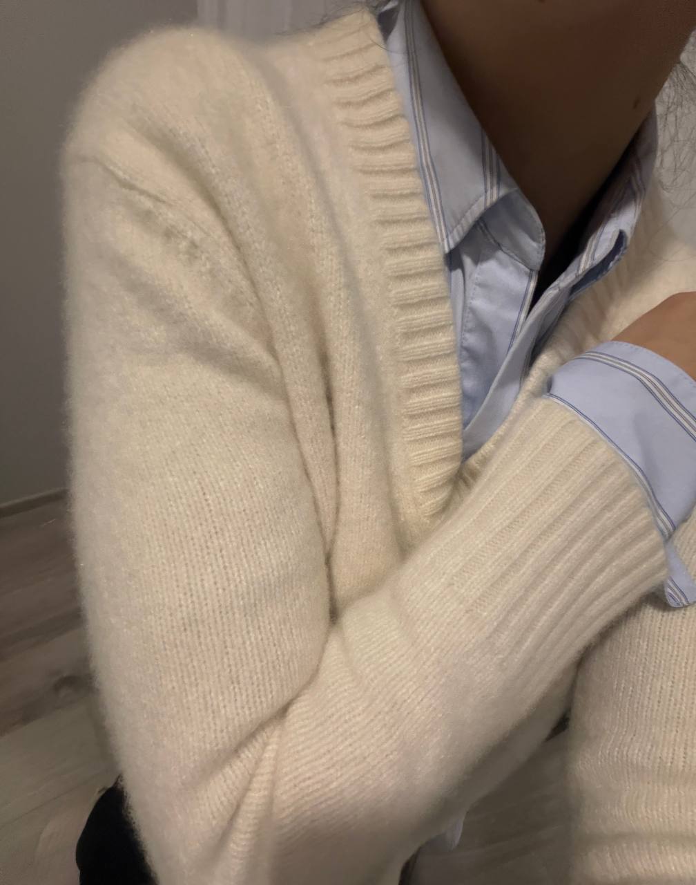 Кашемировый свитер ZARA, размер M