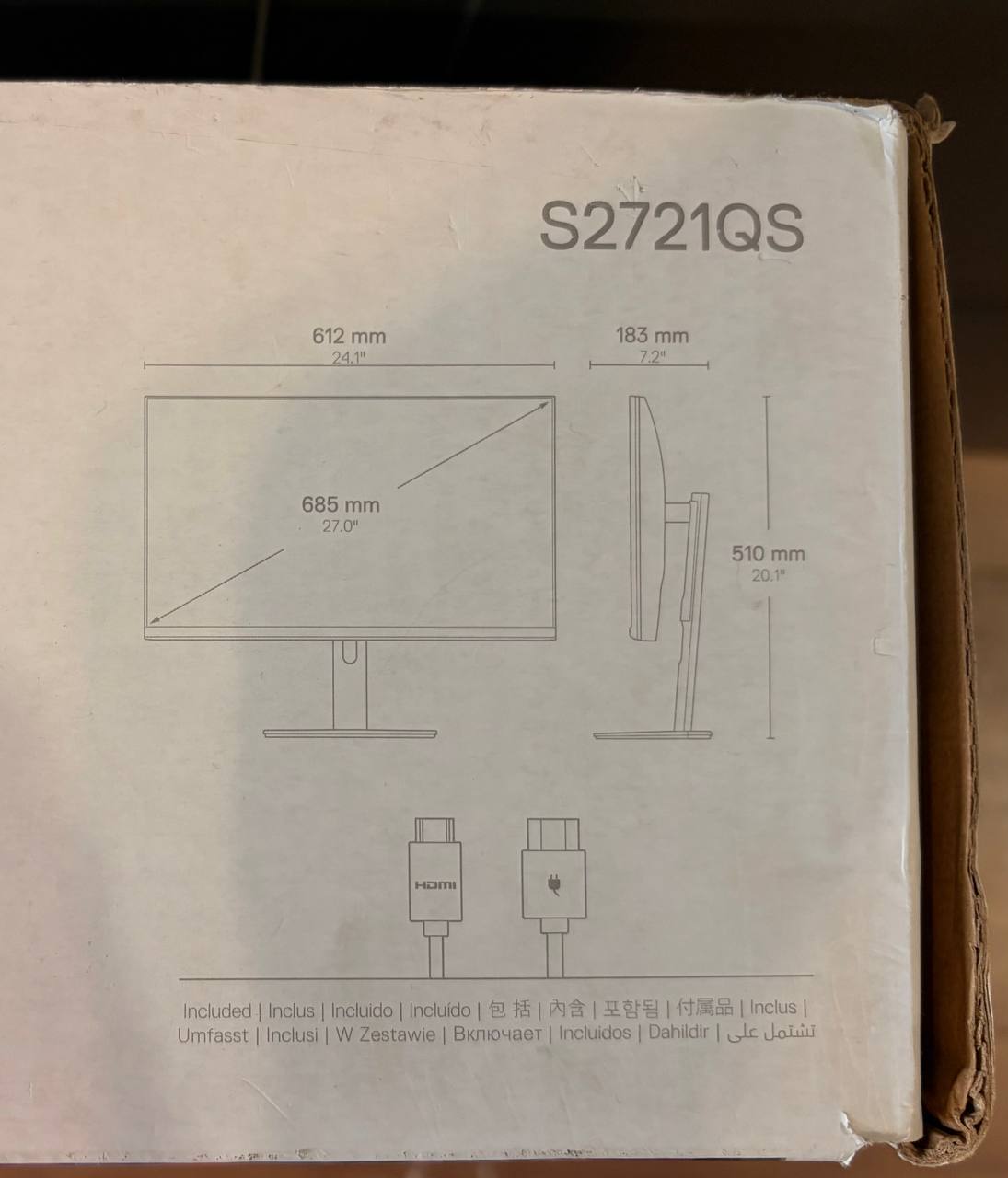Монитор Dell S2721QS 27" 4K IPS 120 Гц