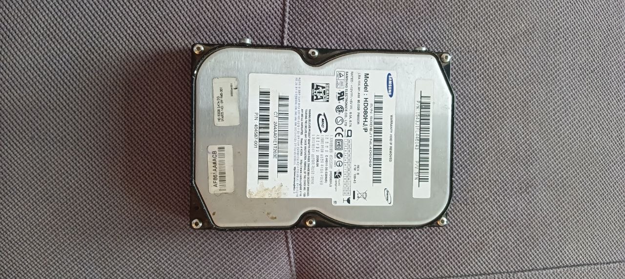 Жёсткий диск Samsung 80 ГБ