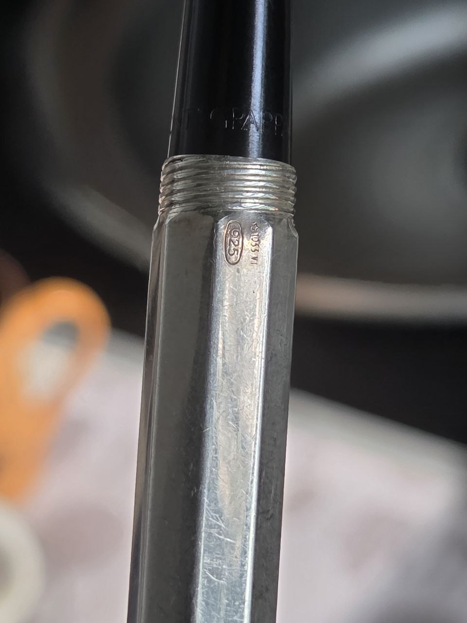 Серебряная перьевая ручка Montegrappa Reminiscence с золотым пером 585