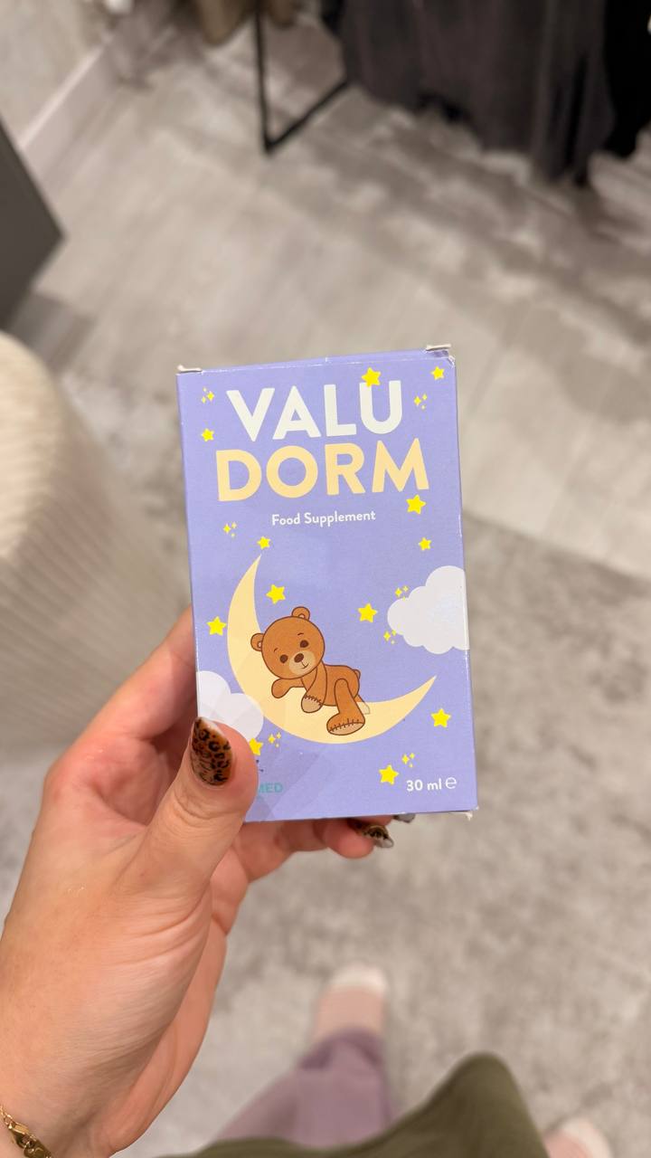 Valudorm успокоительные капли с мелатонином 0+