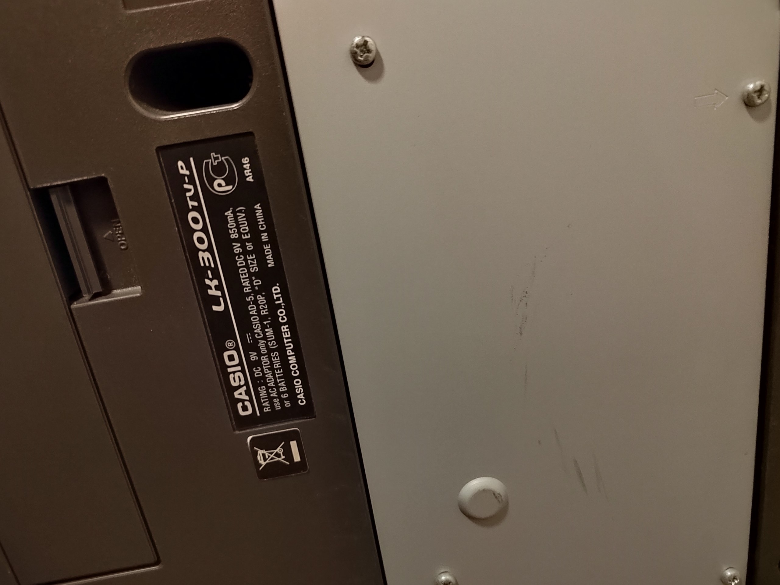 Синтезатор Casio LK-300TV-P