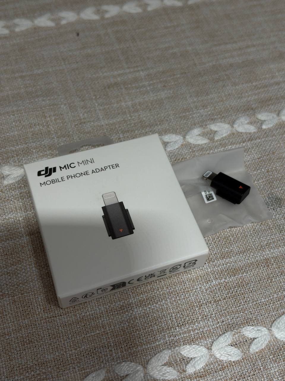 Переходник для DJI Mic Mini с подсветкой