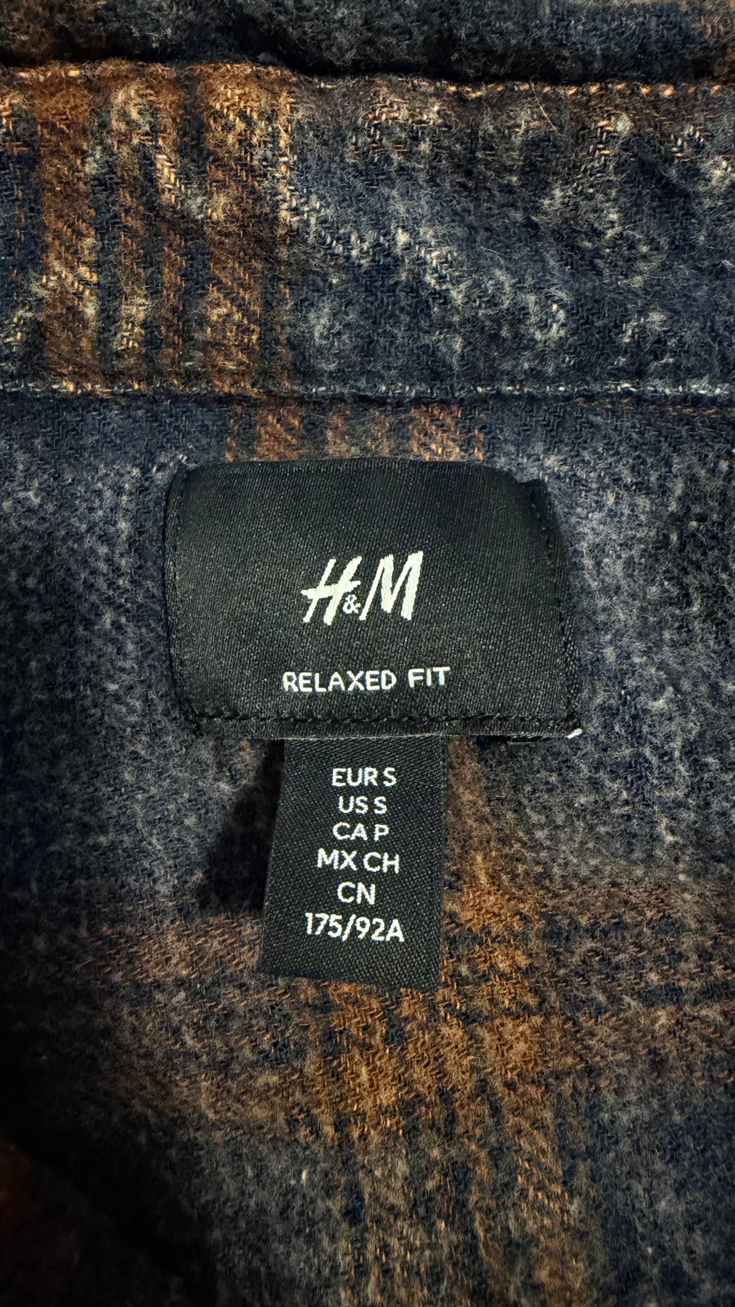 Рубашка H&M Relaxed Fit, размер S