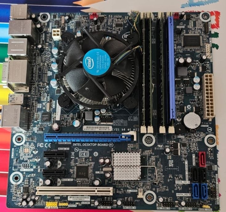 Комплект: процессор Intel Core i3-2100 + оперативная память DDR3 8 ГБ