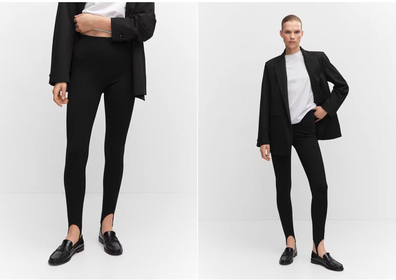 Легинсы MANGO со штрипками XS