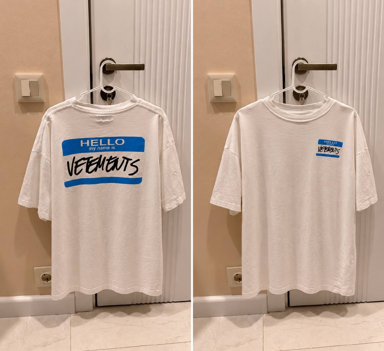 Футболка Vetements оверсайз, размер M